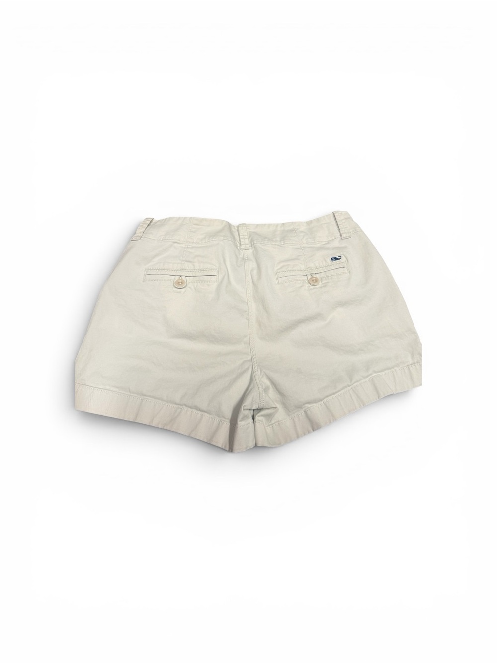 Vineyard Vines Women's Cream Shorts - Classic Chino 3 1/2 inch